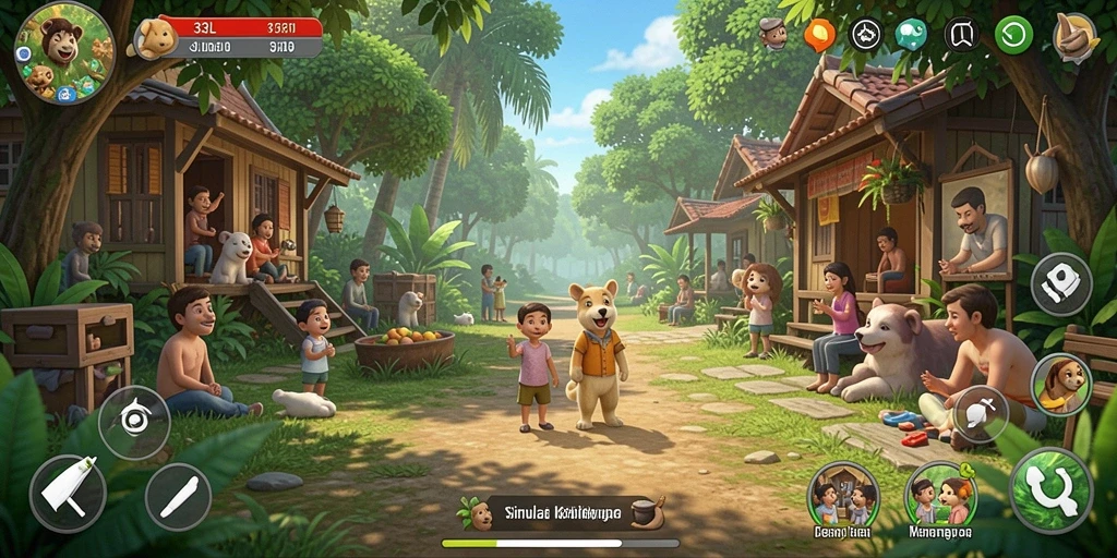 Tampilan gameplay yang menarik dan interaktif dari 33L.