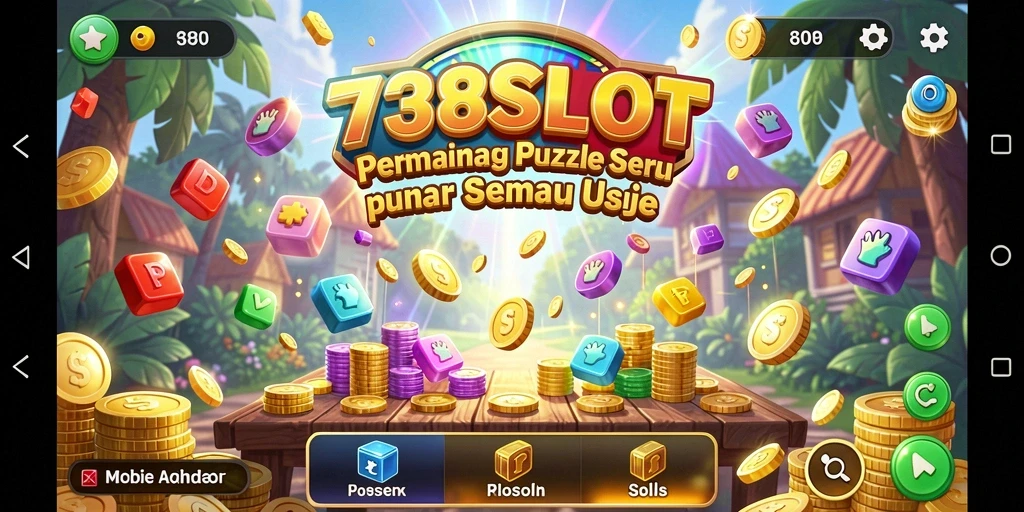 Tampilan gameplay 738SLOT dengan tantangan Puzzle yang menarik.