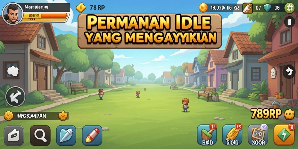 Tangkapan layar utama yang menunjukkan gameplay santai dan menarik dari 789RP.