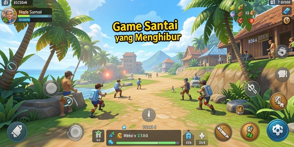 Tampilan gameplay seru dalam 8364 yang membuat pemain betah.