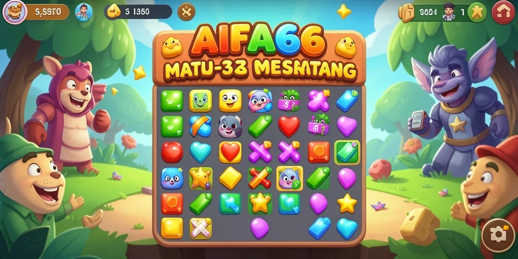 Tampilan gameplay AIFA66 yang seru dan penuh warna.