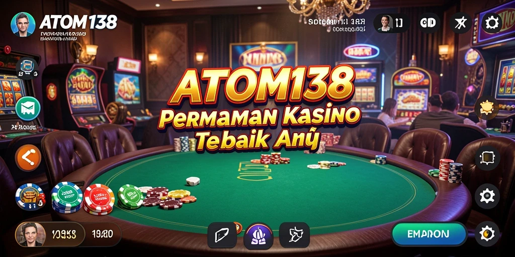 Tampilan gameplay menarik di ATOM138 dengan berbagai permainan kasino.