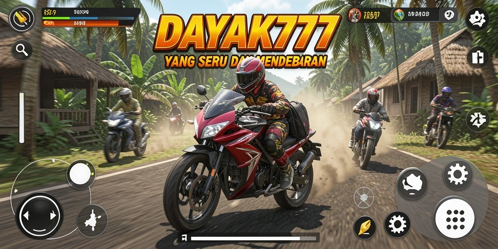 Tampilan gameplay seru dan mendebarkan di DAYAK777.