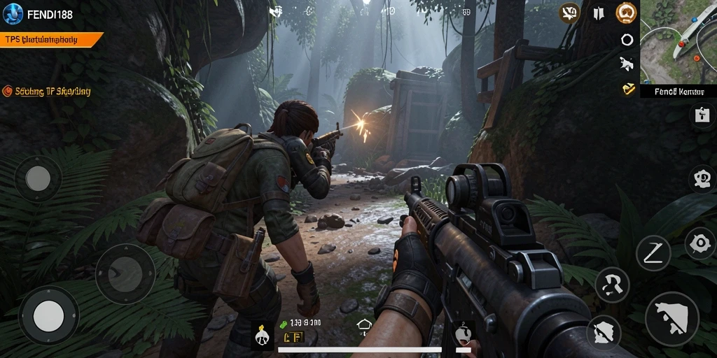 Tampilan gameplay menegangkan dari FENDI188 saat beraksi.
