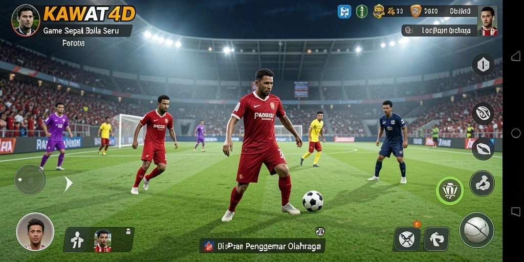 Tampilan gameplay KAWAT4D yang mendebarkan dan menegangkan.