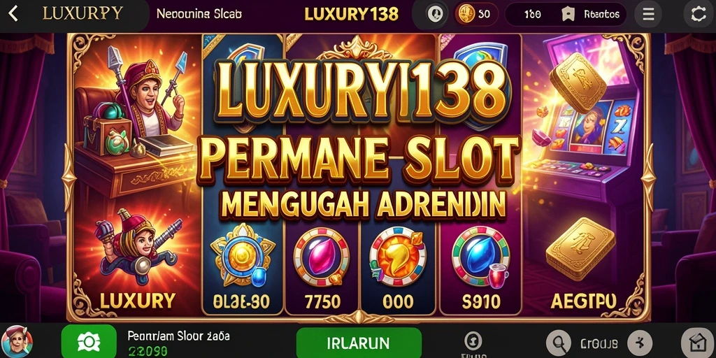Tampilan permainan Slot yang menarik dan seru di LUXURY138.