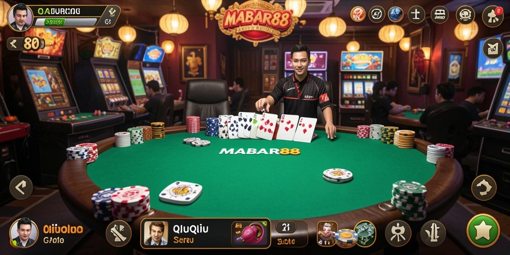Gameplay seru QiuQiu di MABAR88.