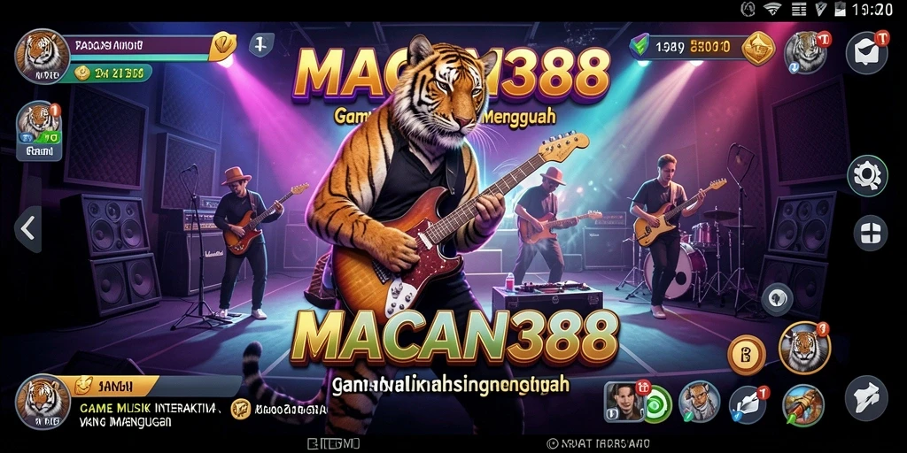 Tampilan gameplay menarik dari <strong>MACAN388</strong> yang memadukan musik dan permainan.