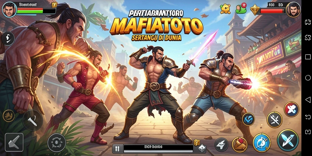 Tampilan gameplay MAFIATOTO yang intens dan penuh aksi.