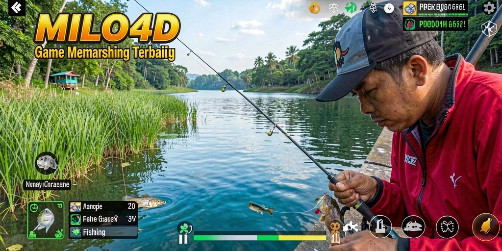Gameplay memancing yang seru dan menantang di MILO4D.