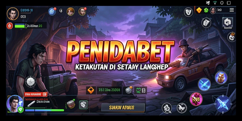 Screenshot menunjukan momen menegangkan dalam gameplay PENIDABET.