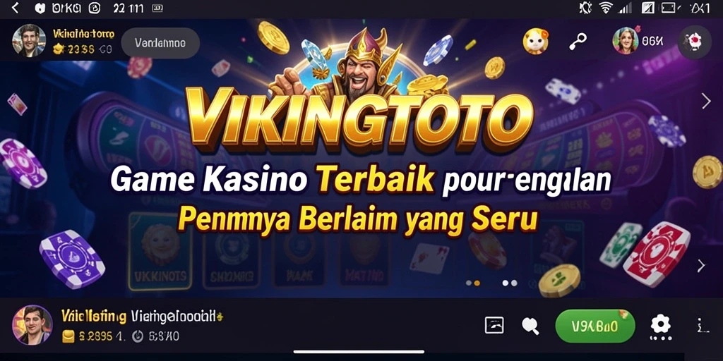 Screenshot gameplay <strong>VIKINGTOTO</strong> yang menarik dengan berbagai pilihan permainan kasino.